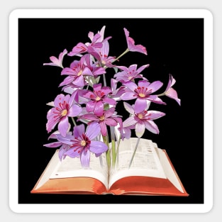 Flower Book Magnet